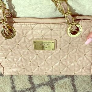 Blush pink chain purse